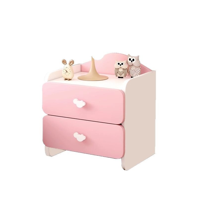Children's Bedside Table Boys and Girls Cartoon Pink Small Creative Storage Cabinet Cute Bedroom Simple Modern Cabinet
