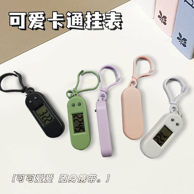 Customized Macaron Timer Candy-Colored Digital Small Hanging Watch Silent Student Exam Electronic Watch Electronic Hanging Watch