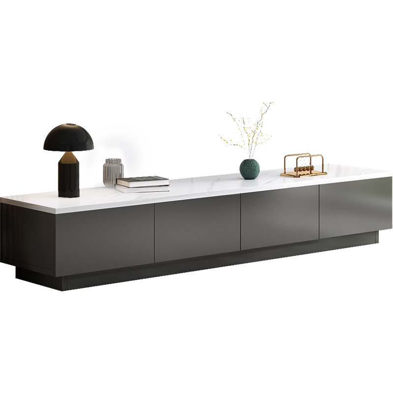 Tv Cabinet Modern Simple Coffee Table Combination Small Apartment Home Living Room Light Luxury Italian Floor Cabinet Bedroom Tv Cabinet