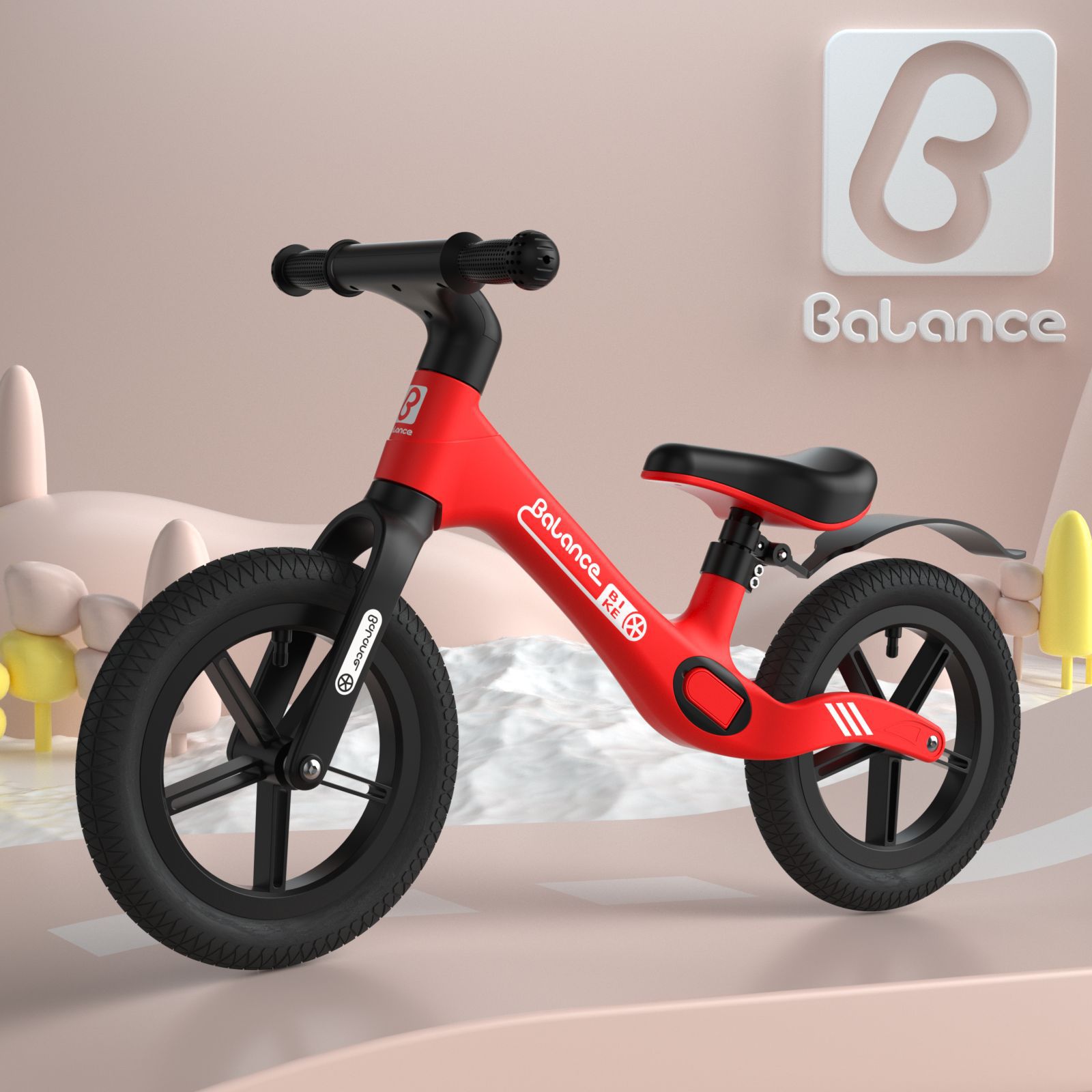 Customized Kidsren's Balance Car 1-3 Years Old 3-6 Years Old Pedalless Baby Sliding Scooter Kidsren's Bicycle