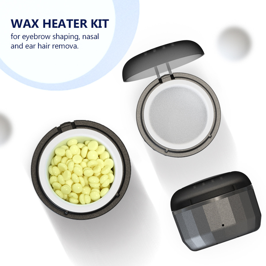 Amazon Explosions Cross-border Big Sale New Three-in-One Nose Hair Mini Machine Easy Wax Heater Easy to Clean