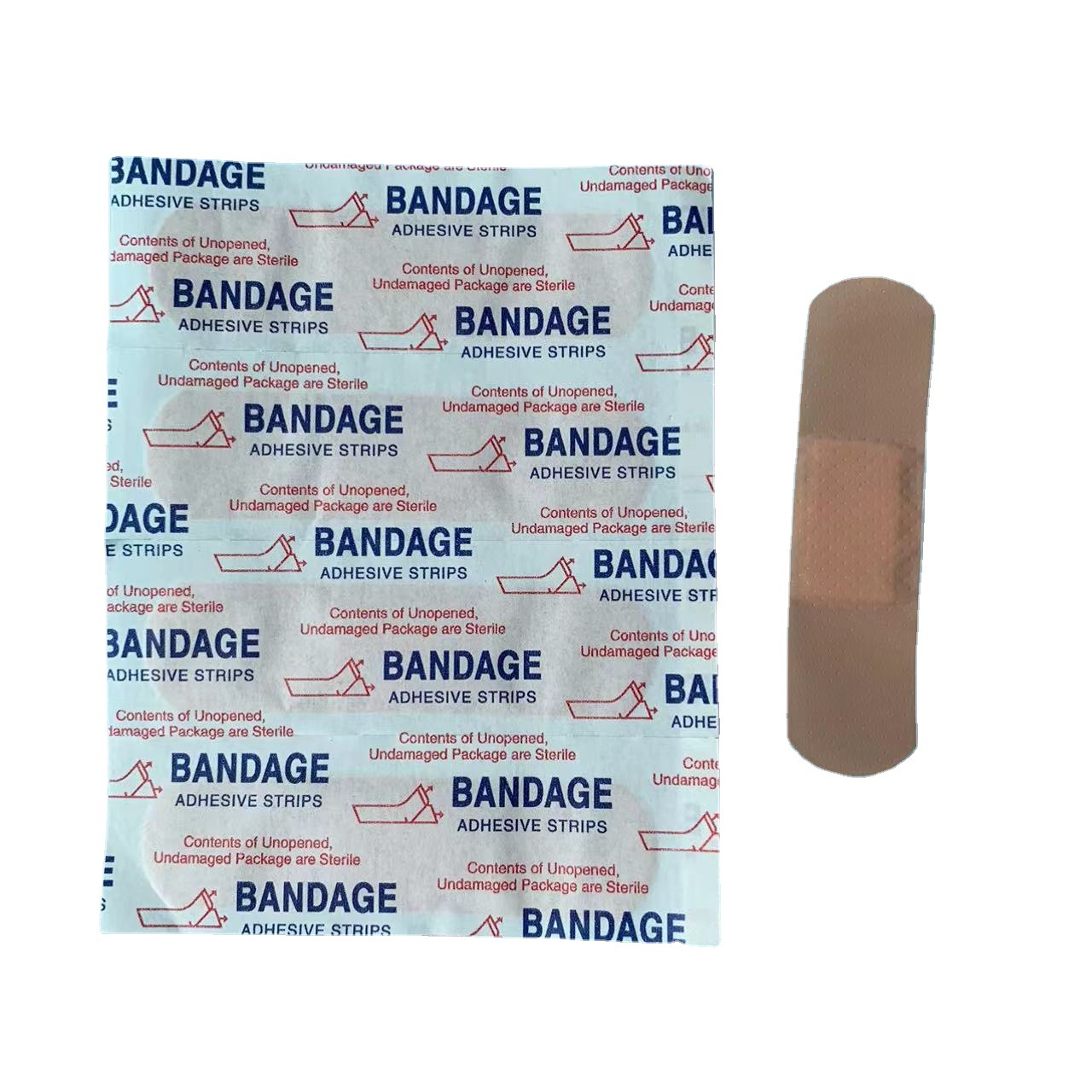 Cross-Border Hot-Selling First Aid Kit Accessories Special-Shaped Wound Combination Round Butterfly-Shaped H-Shaped Waist Drum Band-Aid Care Heel