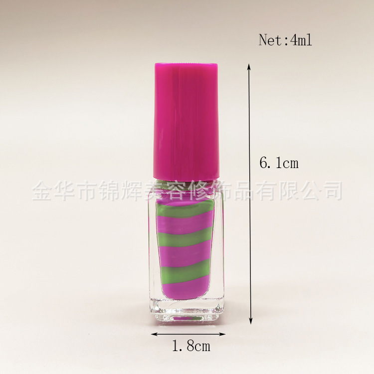 Exclusively for Export Export Customized Kidsren's Spiral Nail Polish Spiral Water-Based Nail Polish