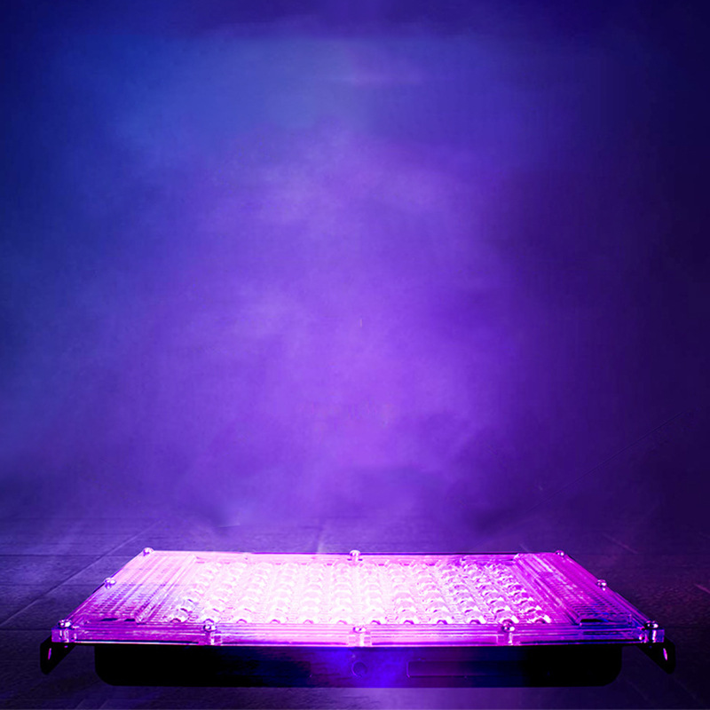 Cross-border new led UV lamp wholesale purple light stage lamp headlamp UV glue curing lamp 150W purple light