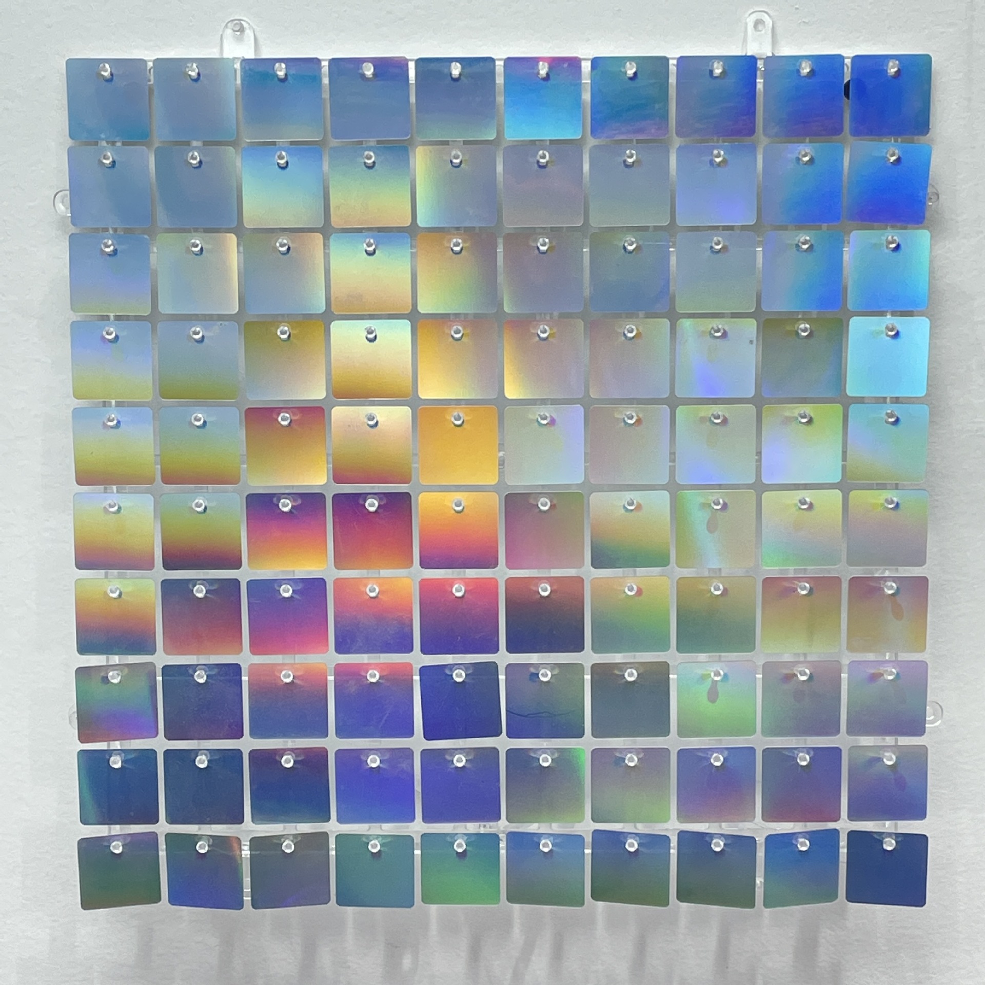 Square Wind Plate Wind Buckle Plate Sequin Grid Buckle-style Party Wedding Background Wall Interior Decoration Free Bottom Plate