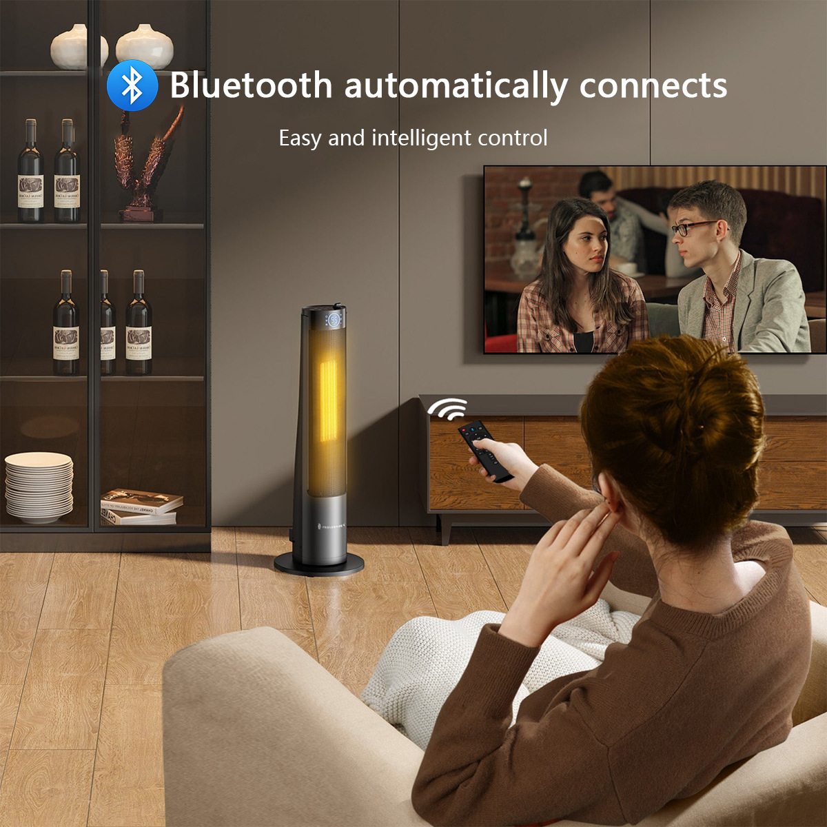 Projector TV Smart Voice Remote Control Bluetooth Voice Flying Mouse with Anti-Lost Buzzer AIR Mouse