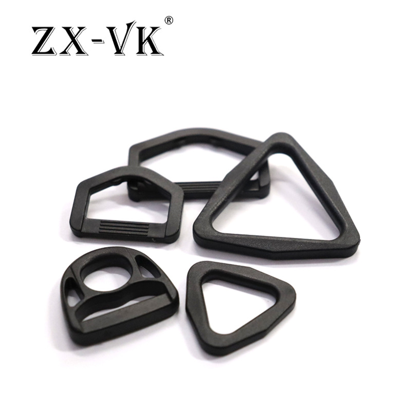 Manufacturer Plastic Luggage D-ring Tactical Backpack Plastic D-shaped Buckle Linear D Buckle Triangle Buckle Flat D Buckle