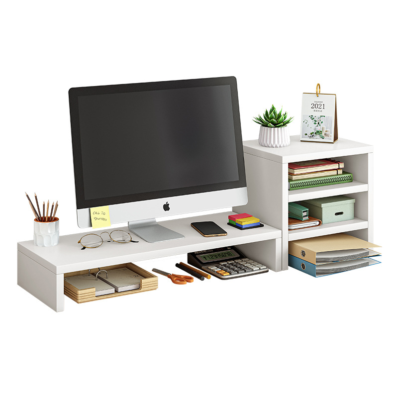 Desktop Computer Elevated Rack Office Desktop Storage Rack Desktop Monitor Elevated Rack Base Pad High Rack