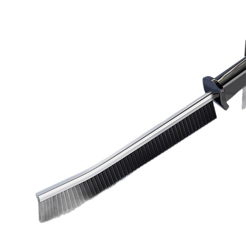 &€ Multifunctional Long Gap Brush Cleaning Artifact Hard-Bristled Bathroom Scrubber with Long Handle Groove