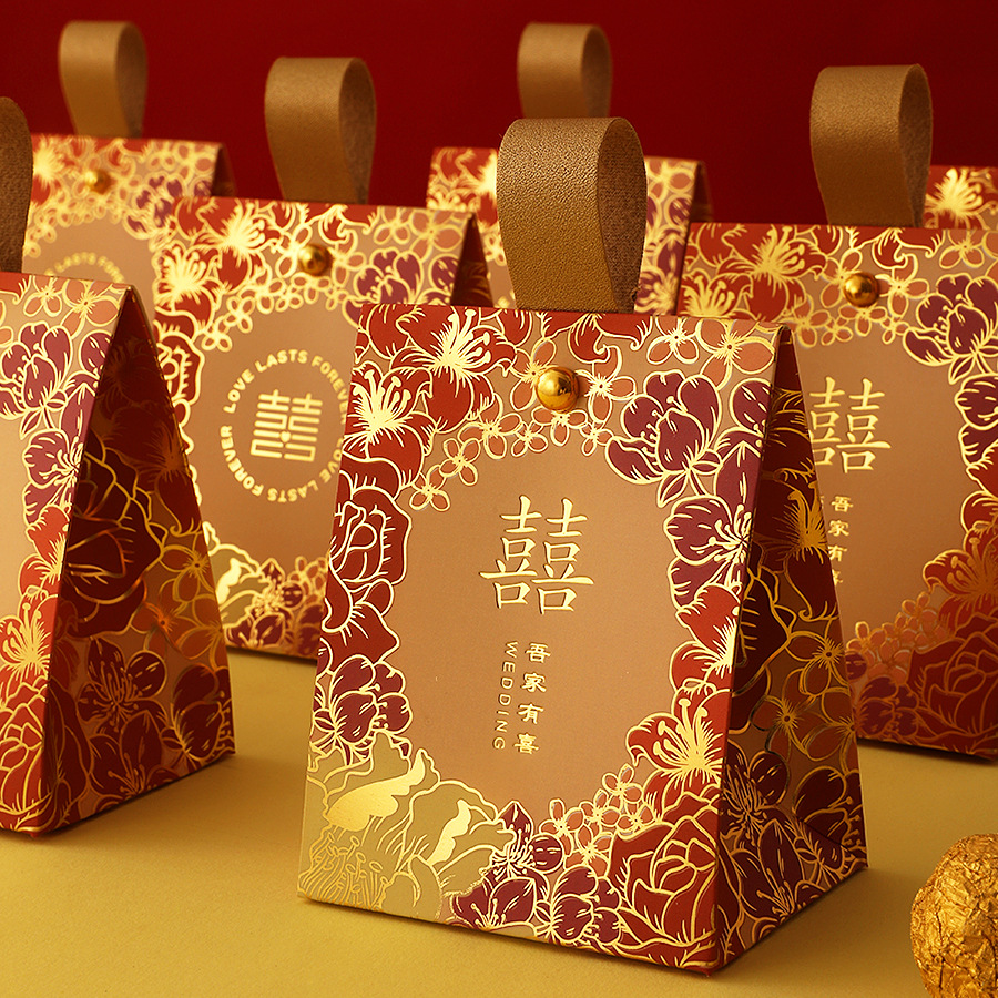 Коробка для конфет на свадьбу 2024 года, высококачественная упаковка для подарков, пустая коробка