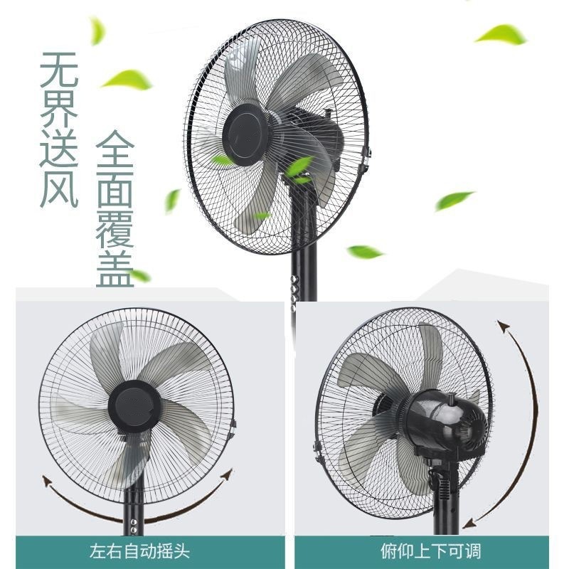 Wholesale Electric Fan High Wind Floor Fan Office Remote Control Timing Electric Fan Household Stereo 16inch Fan