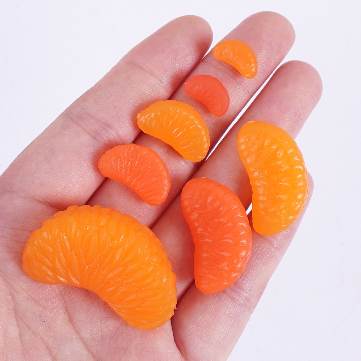 Simulated Fruit Orange Petals and Grapefruit Petals Model DIY Handmade Cream Glue Clay Accessories Miniature Food Toy Orange