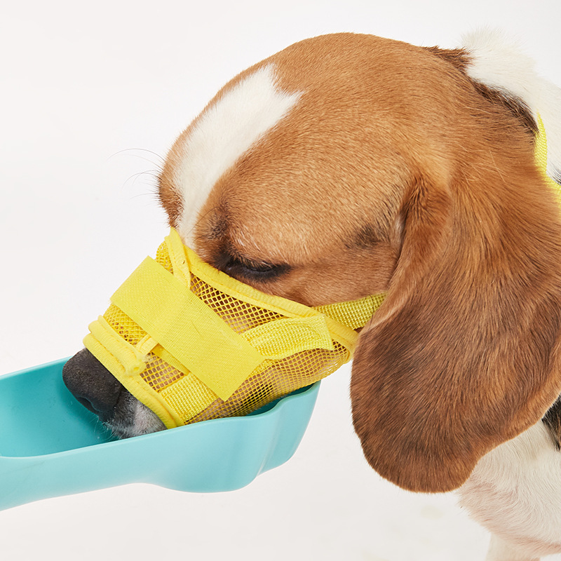 Cross-border Explosions Dog Mouth Cover Anti-bite Comfortable Thickened Adjustable Mouth Cover Anti-accidental Pet Mask Dog Mouth Cover Wholesale