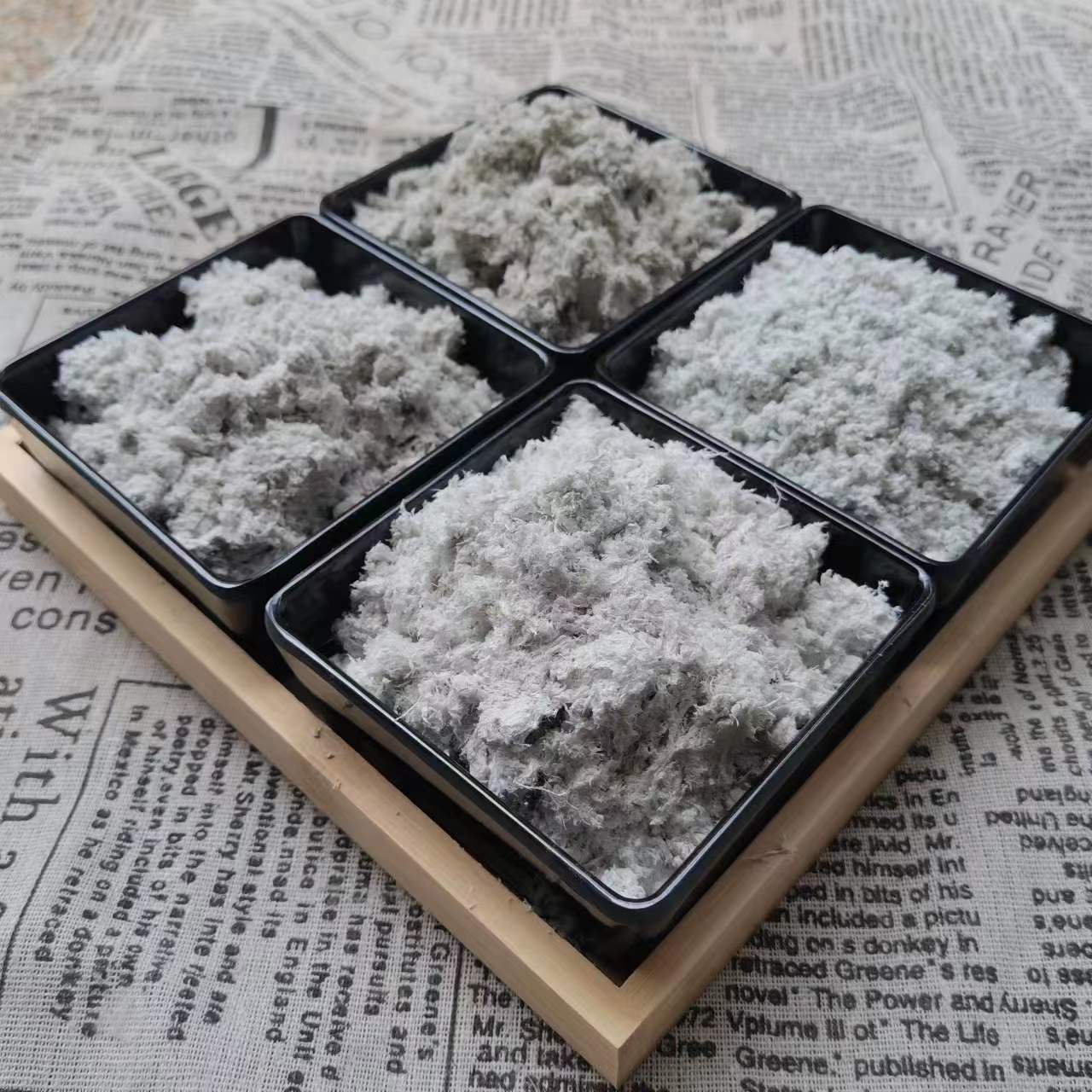 Ready Stock Supply of Various Customized Suspended Self-Replenishing White Fibers, Plant Fibers, and Composite Mineral Fibers