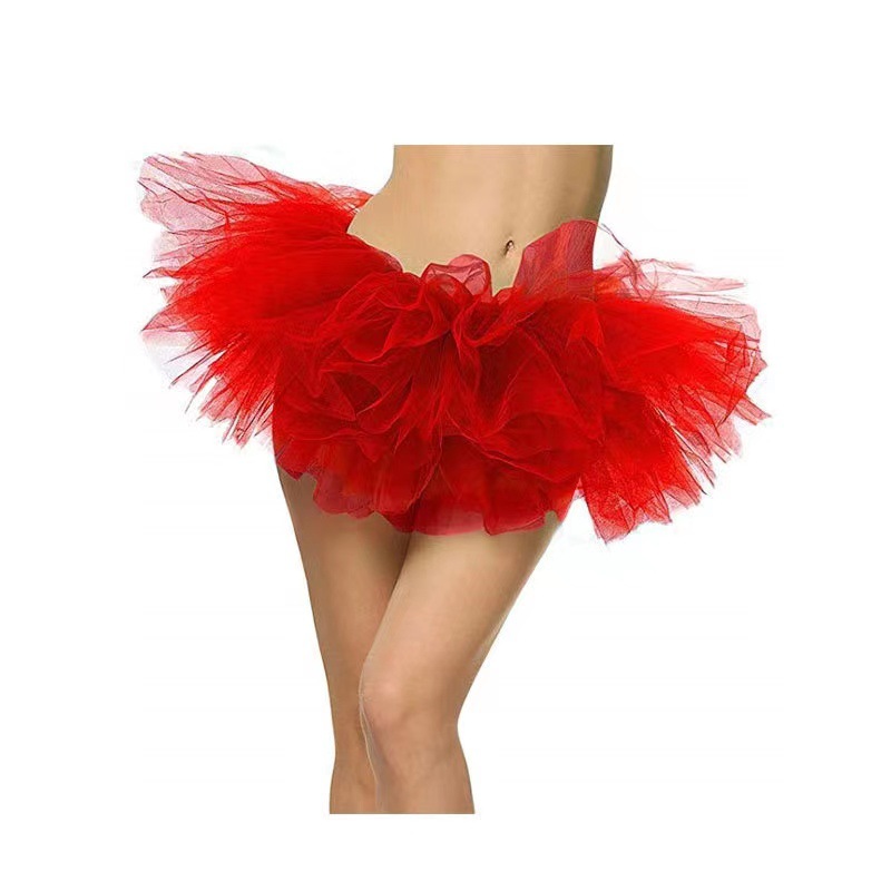 Cross-border Amazon TUTU mesh skirt European and American adult tutu skirt skirt cake skirt adult five-layer mesh skirt