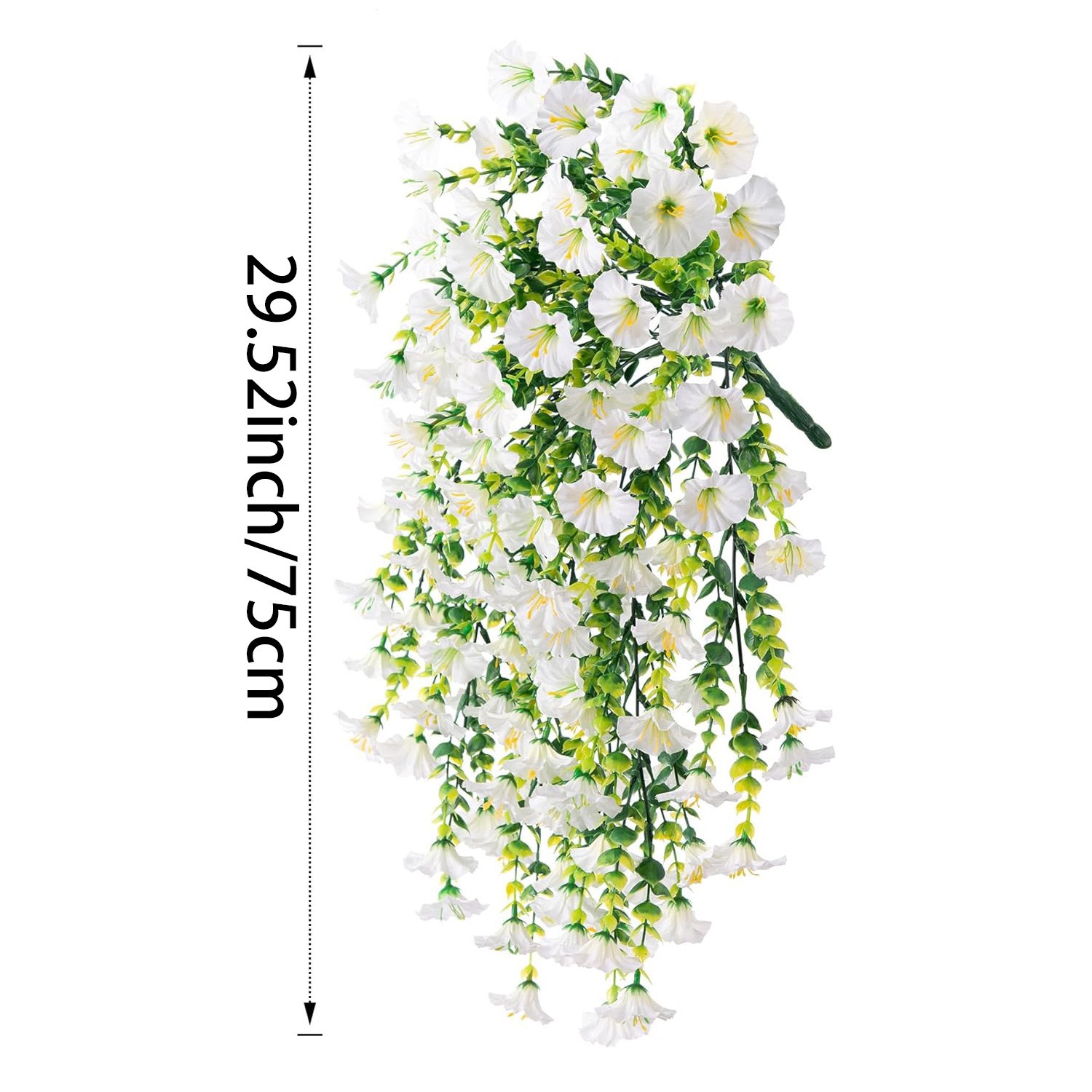 Cross-border Amazon Simulation Flower Eucalyptus Flower Silk Flower Home Wedding Outdoor Courtyard Wall-hung Rattan Fake Flower