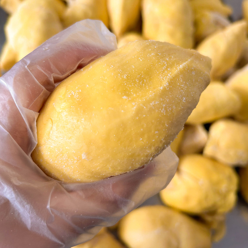Thai Golden Pillow Durian Meat Grade a Tree Ripe Frozen Durian Non-Dry Man Musang King Source Factory Daizong Wholesale