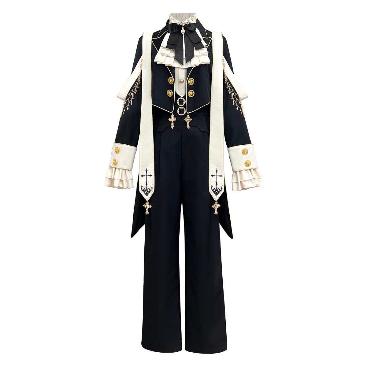 Bear Dou Sauce Original Prayer Lolita Female Lolita Coat Shirt Pants Daily Prince suit 7172