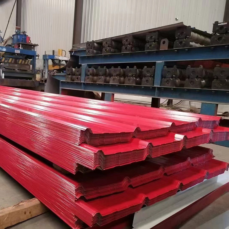 Yunnan Manufacturer's 840-Type Colored Steel Roofing Tiles for Construction Site Fences, Colored Tiles for Factory Buildings, Corrugated Colored Steel Plates, Galvanized