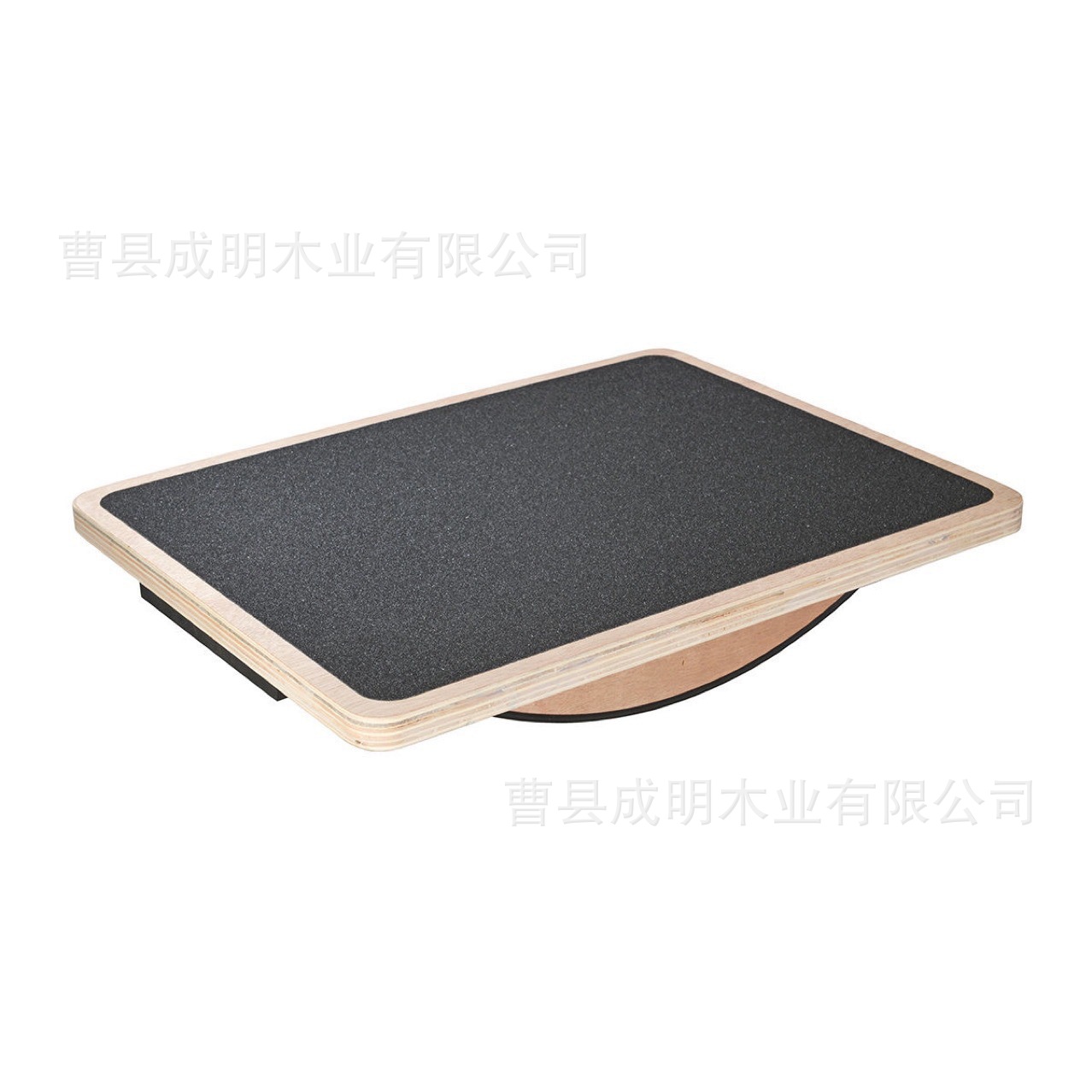 Solid Wood Rectangular Yoga Balance Board Training Coordination Fitness Pedal Adult Wooden Non-Slip Fitness Equipment