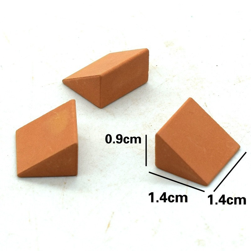 1:12 Model Artificial Small Bricks Ceramic Building Blocks Educational Toys Little Masons Build Houses and Villas Red Bricks
