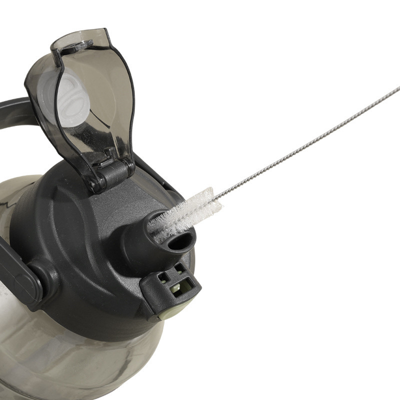 Stainless steel straw cleaning brush milk bottle test tube cup cleaning tool kitchen gap cleaning spiral head brush