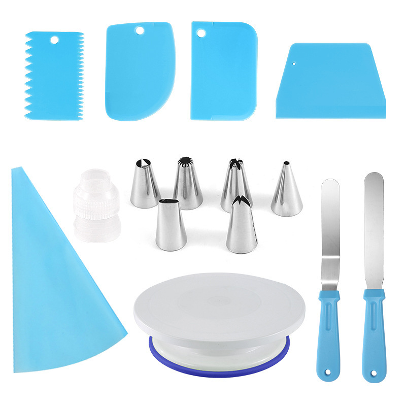 Cake carousel Decorating turntable decorating table tools for making cakes a full set of baking table rotating table birthday home