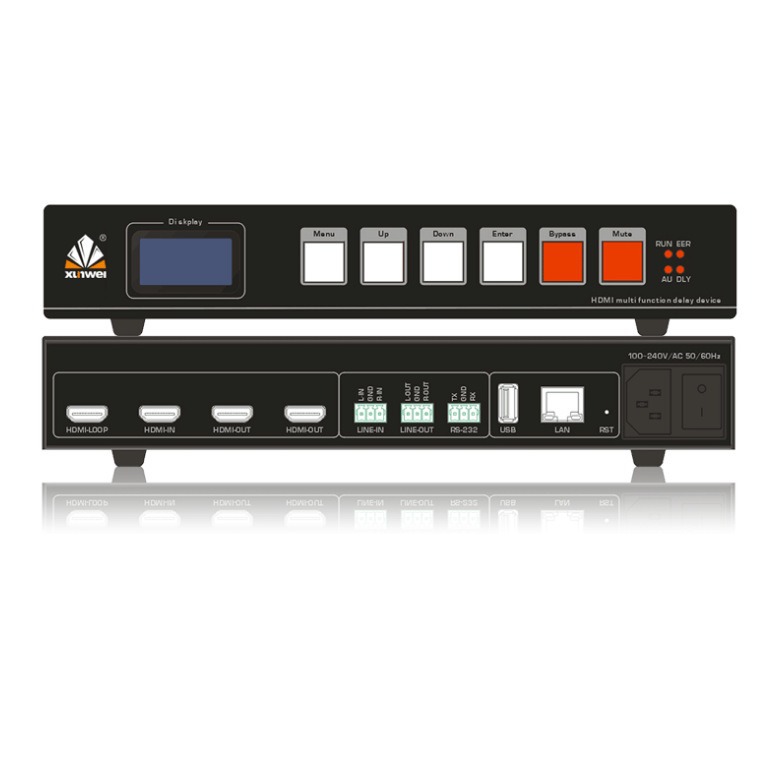 60 Seconds HDMI Audio and Video Delay Desktop HDMI Picture Delay Digital Audio and Video Delay Manufacturer