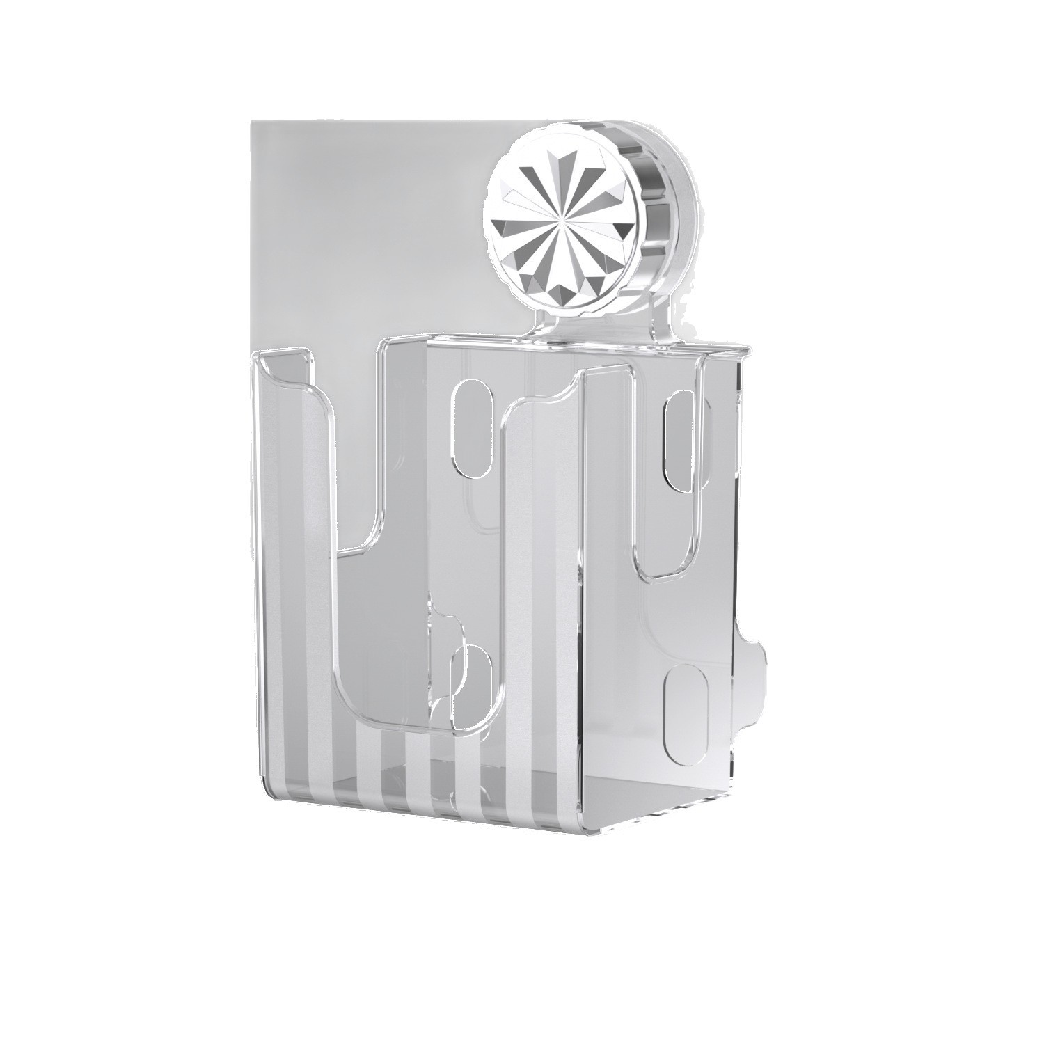 Light Luxury Wash Towel Storage Box Tissue Box Wall-mounted Kitchen Bathroom Toilet Bathroom Inverted Paper Box Transparent