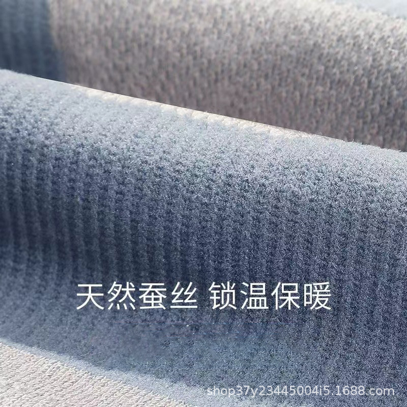 Шелковые наколенники для тепла, для пожилых мужчин и женщин с холодными ногами, тонкие, противоскользящие