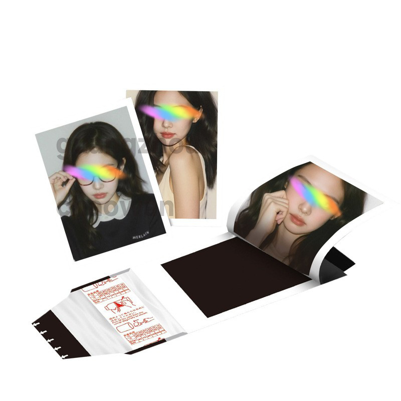 Customized Polaroid-Style Peel-Off Anime Star Cards, Girl Group Merchandise, Blind Box Stickers, Peel-Off Stickers, Small Cards