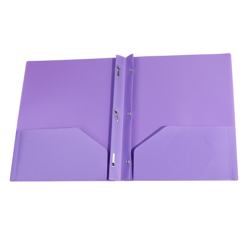Multicolor tadpole clip classification storage folder in stock wholesale cross-border new hot PP folder