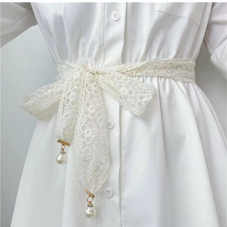 Новый женский сладкий пояс для платья с цепочкой с характером стиль для девушек