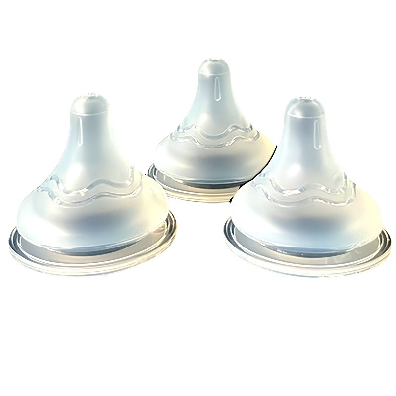 Baby Pacifier Baby Frosted Silicone Pacifier Breast Milk Solid Sense with Mouth Line Universal 5cm Pacifier Accessories