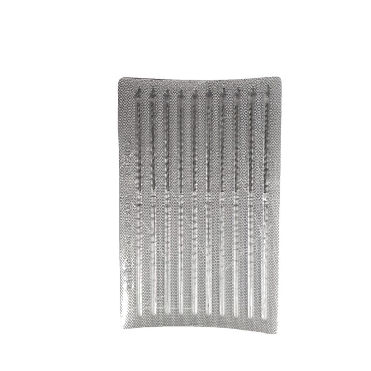 100 Disposable Flat Handle Acupuncture Needles Zhang Zhongjing Brand Korean Needle Non-silver Needle Piece Needle Home Acupuncture Needle