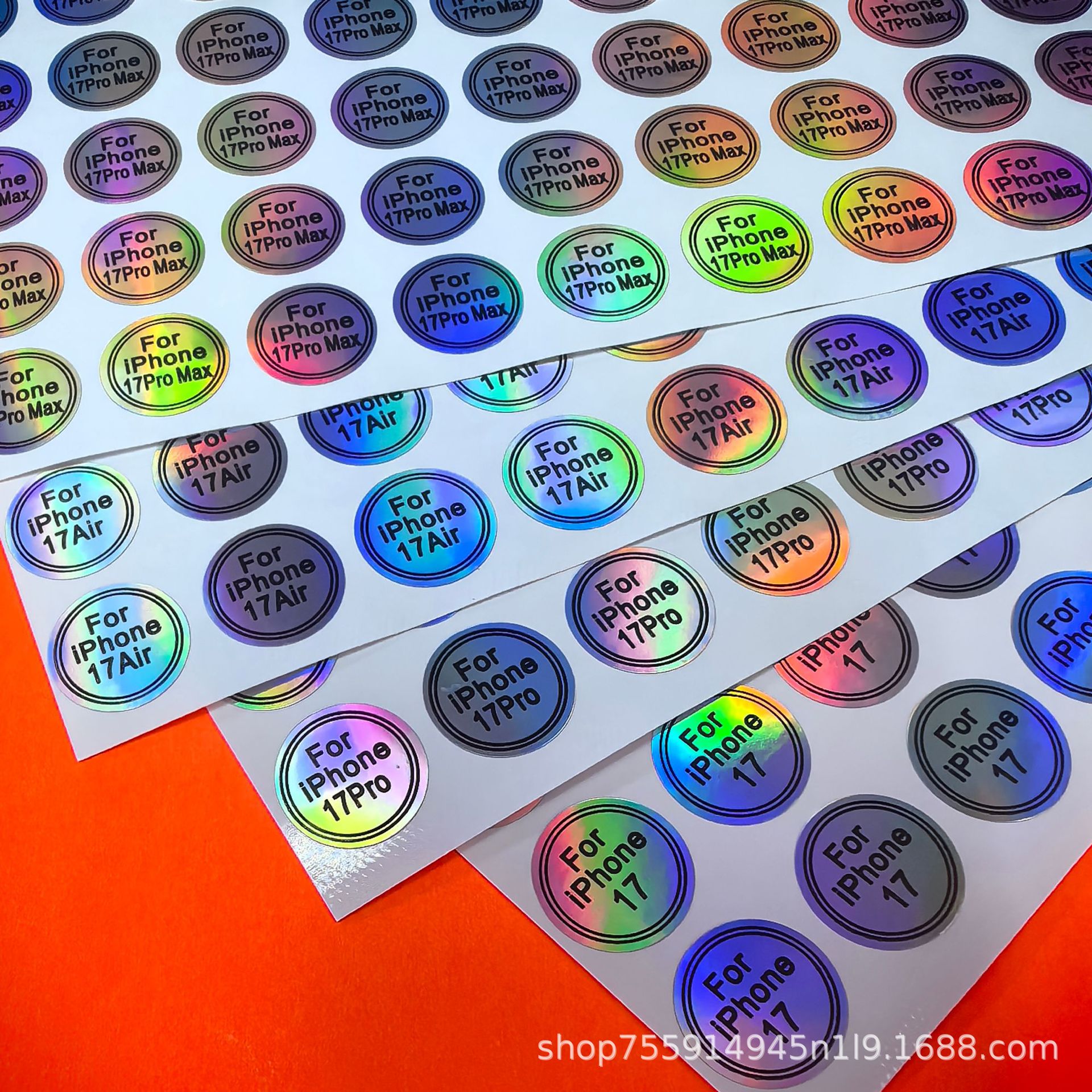 Этикетка модели мобильного телефона Apple Spot 17Promax/16Pro/15/14Promax/12/11/X/8/6/5