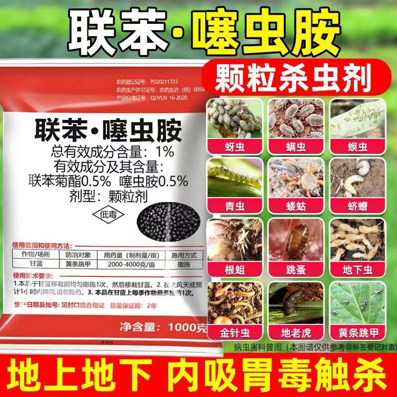 Dibenfenthianidin Is a Special Insecticide Granule for Preventing and Controlling Underground Pests, Killing Yellow-Striped Flea Beetles, Groundhogs and Mole Crickets