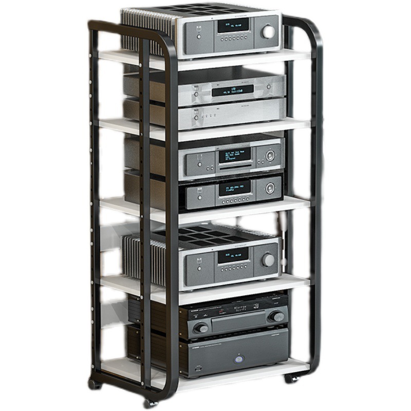 Amplifier equipment cabinet adjustable spacing multi-layer gallbladder machine bracket HIFI Home Theater Speaker Audio Foot Shelf