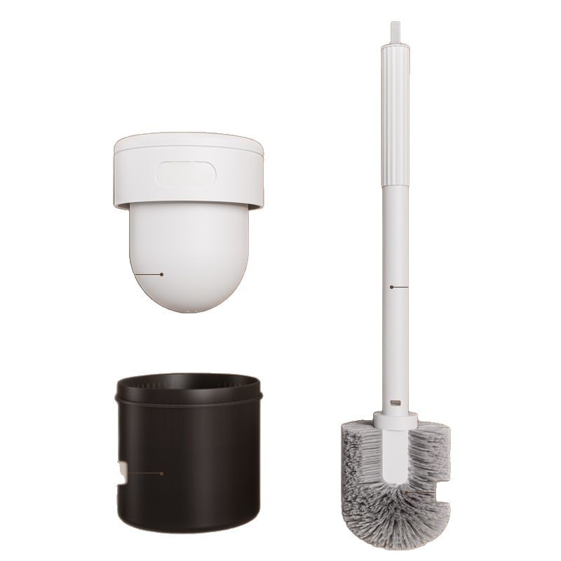 Toilet Brush Household Brush 360-Degree Dead Corner Cleaning Bathroom Long Handle Wall-Mounted Toilet Base Artifact Set