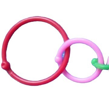 Factory pin inspection plastic open ring, plastic card ring, 2.0 loose leaf ring, plastic open snap ring