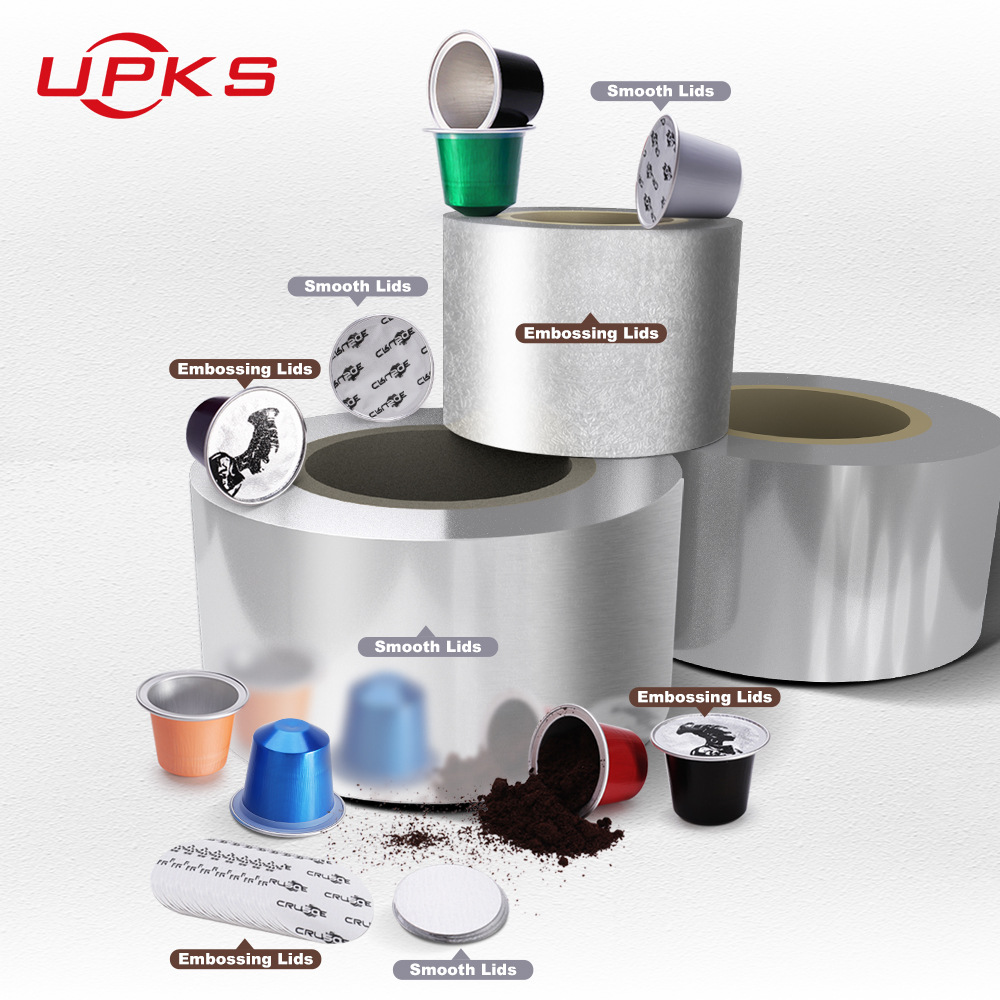 Factory production wholesale disposable coffee machine special capsule with rubber ring aluminum foil film