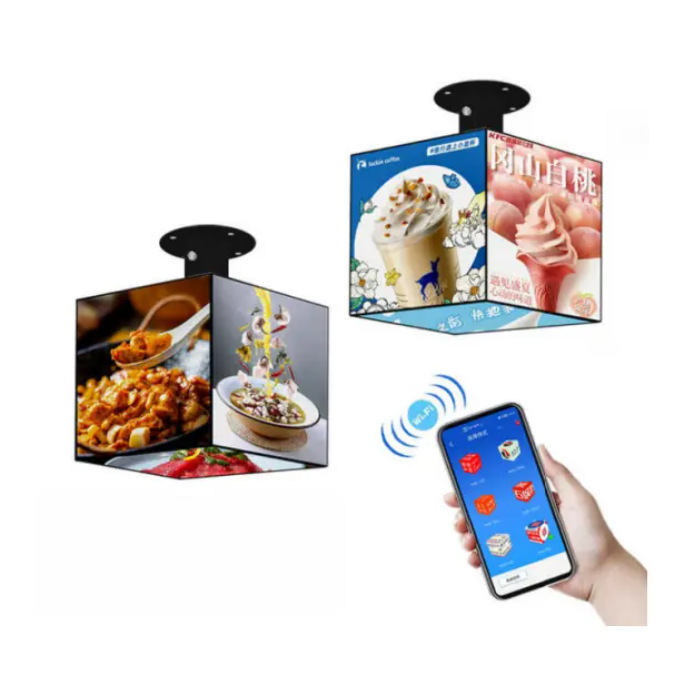 Creative Rubik's Cube Screen P2.5 P3 P4 Full Color Hd Indoor and Outdoor Advertising Led Small Cube Led Display Screen