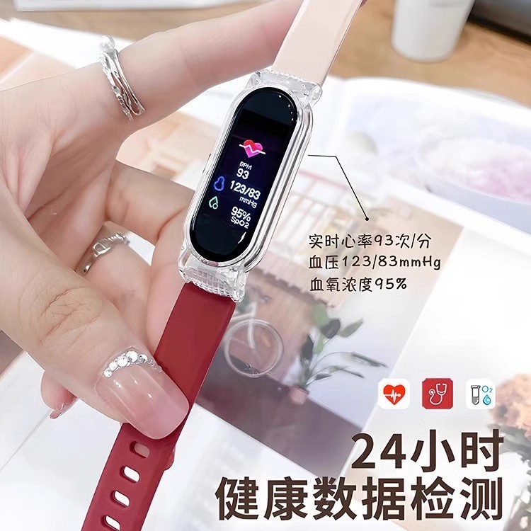 New M8 Sports Pedometer Smart Bracelet, Men's Watch, Female High-Looking Junior High School Student Cross-Border Smart Watch