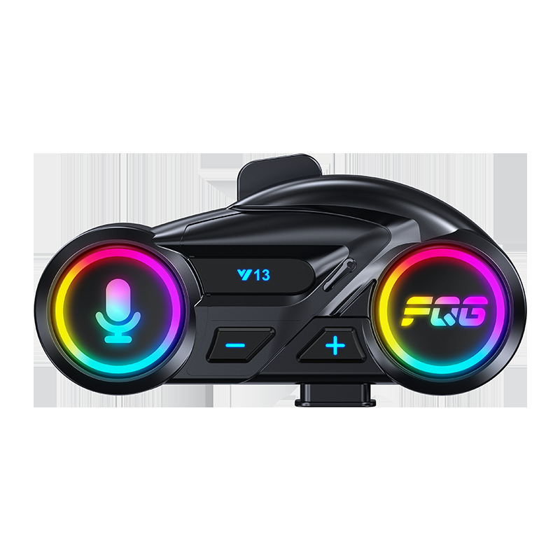 Y13 Helmet Bluetooth Headset Waterproof Noise Reduction Cross-Border New Motorcycle Headset Helmet Headset Manufacturer