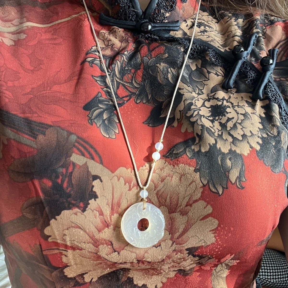 Natural Ice White Agate Double Brave Buckle Pendant for Men and Women White Chalcedony Money Brave Jade Pendant Lucky