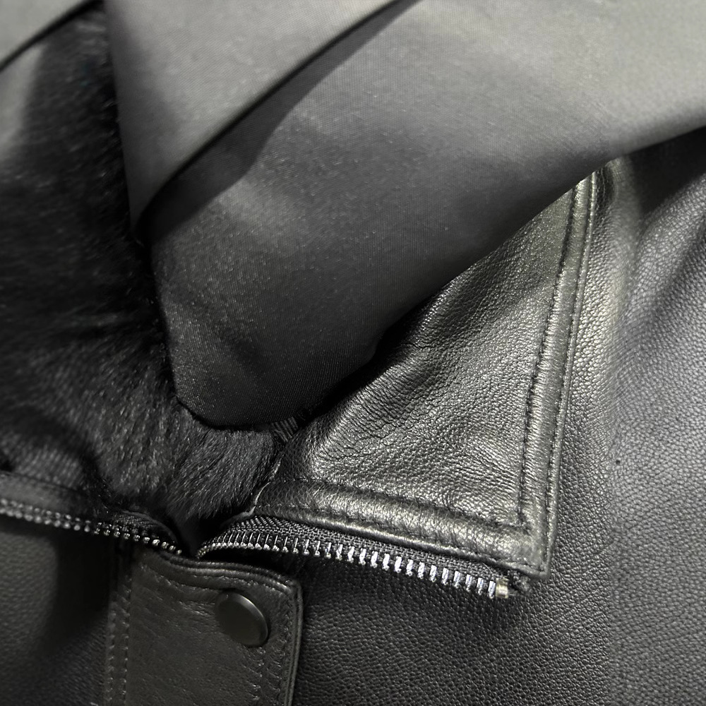 Duty Leather Clothing Security Guard Leather Cold Suit Patrol Winter Men's and Women's Haining Leather Clothing Factory Men's Leather Jacket