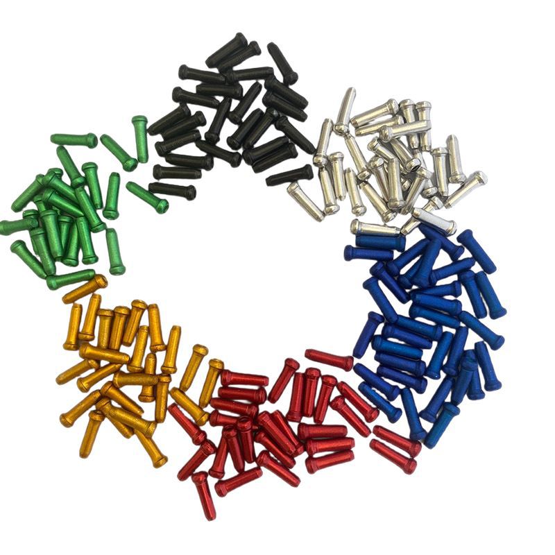Bicycle Cable End Cap Aluminum Alloy Color Shift Cable Brake Cable Core Cap Inner Cable End Cap