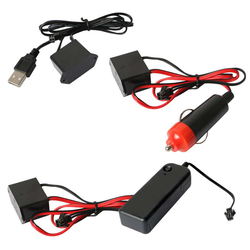 Factory direct EL luminous line 3v battery box driver can drive 1~10 meters cold light driver