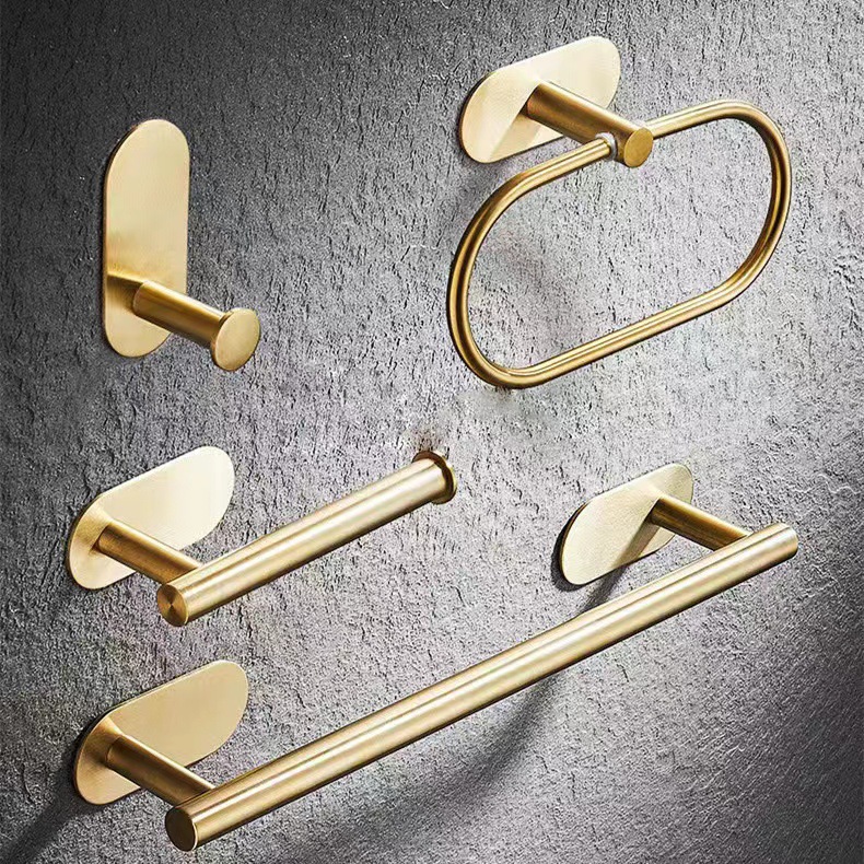 Stainless Steel Towel Ring Towel Rack Bathroom Towel Bar Bathroom Accessories Set Bath Towel Rack Bathroom Paper Towel Rack