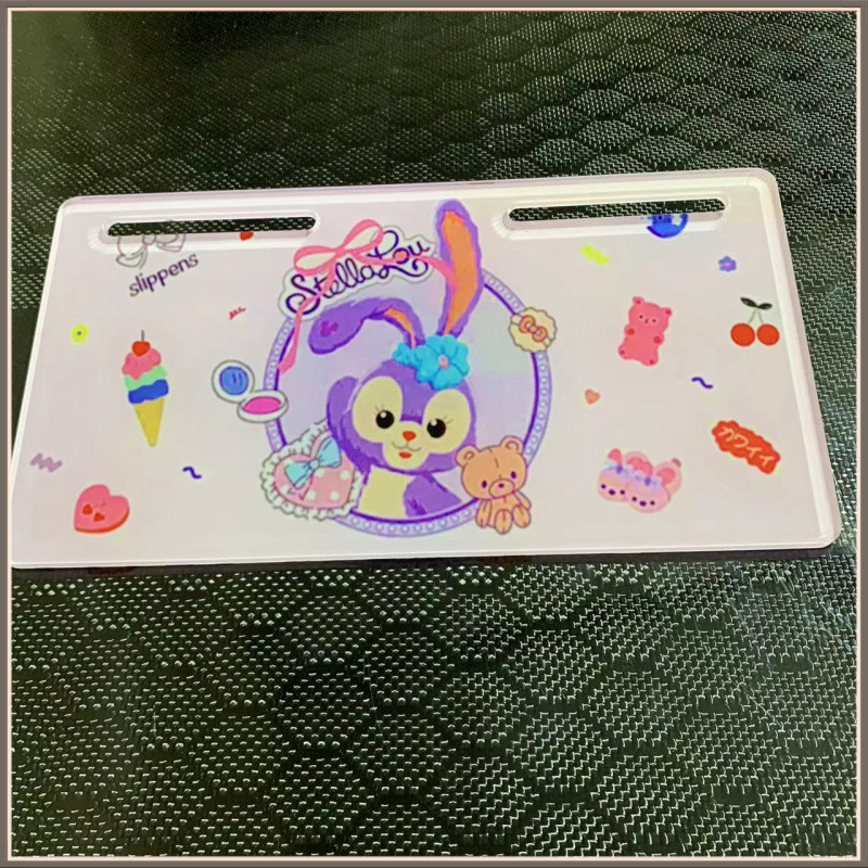 Trendy Electric Motorcycle Tail Plate No. 9 Calf Reflective Tail Plate Personalized Funny Mirror Decorative Plate No. 9 Decorative Tail Plate